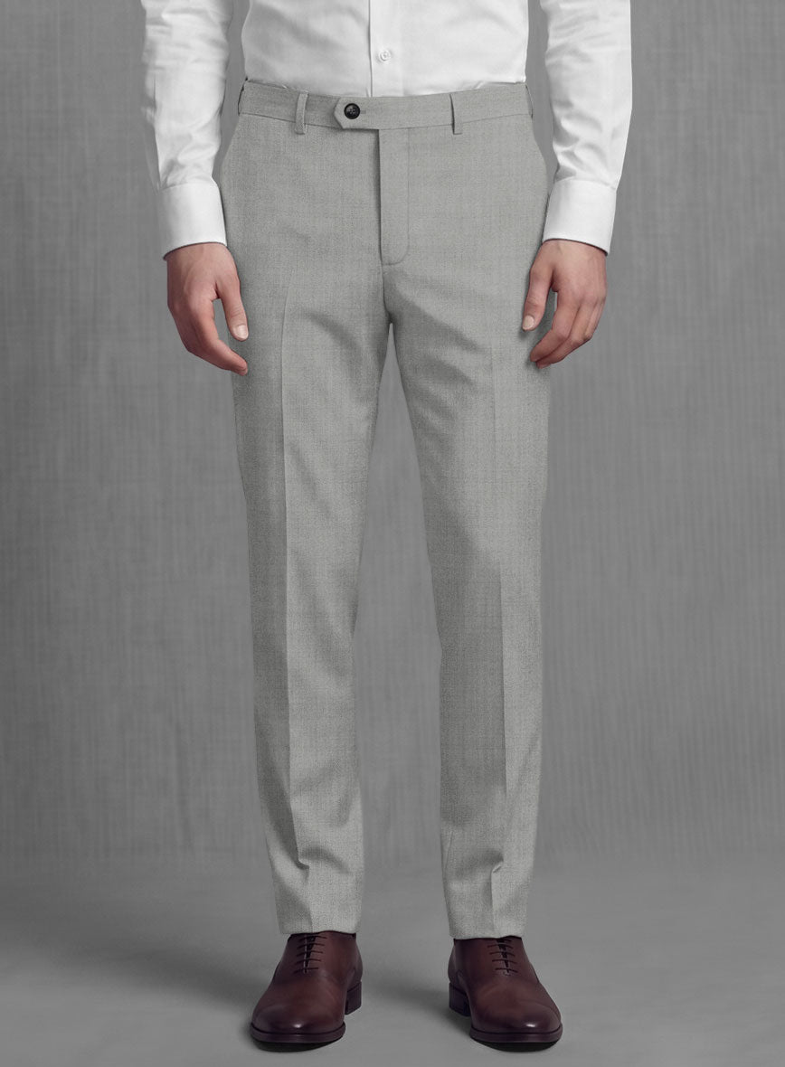 Lanificio Zegna Trofeo Mid Gray Wool Pants - StudioSuits