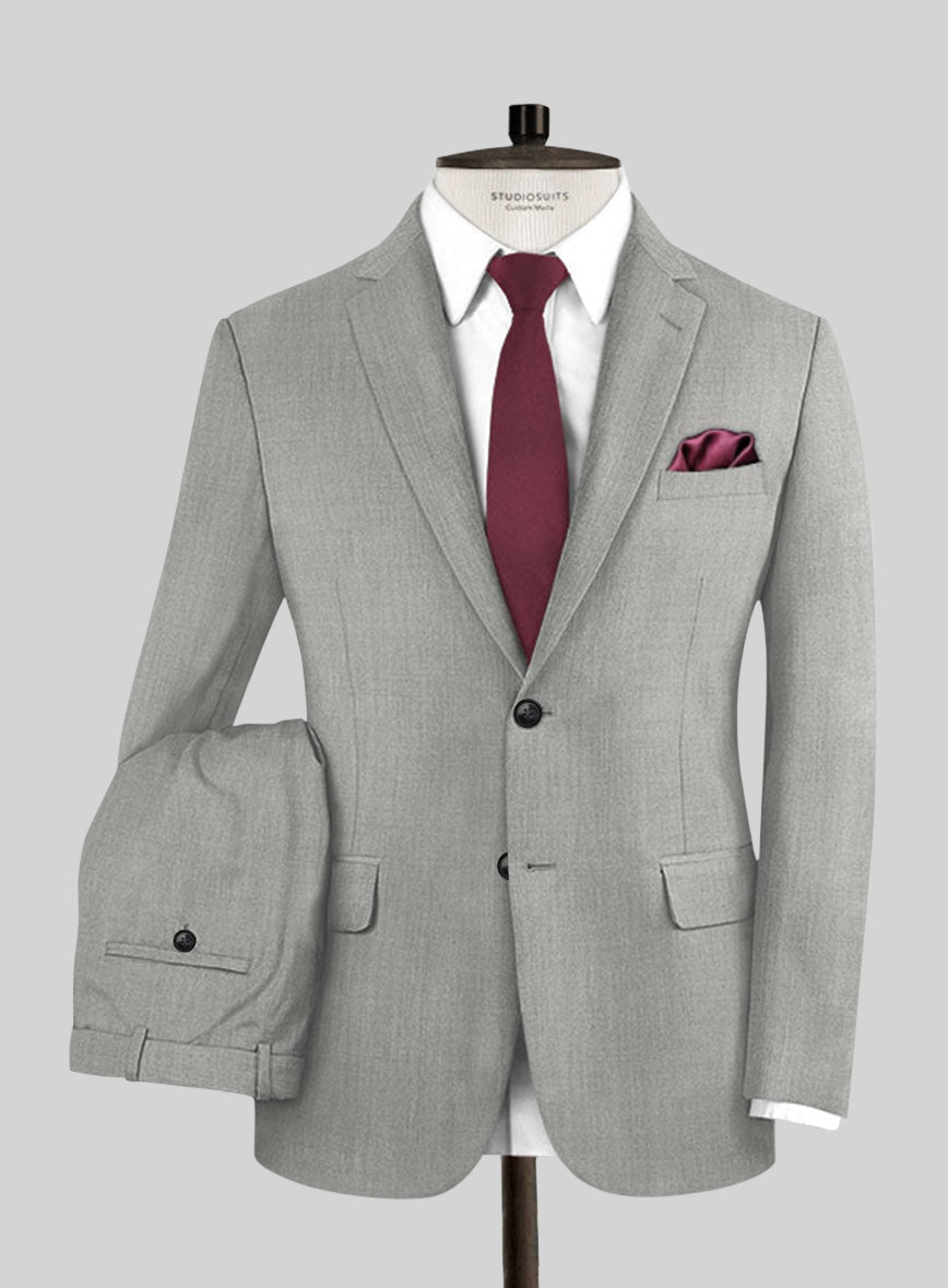 Lanificio Zegna Trofeo Mid Gray Wool Suit - StudioSuits