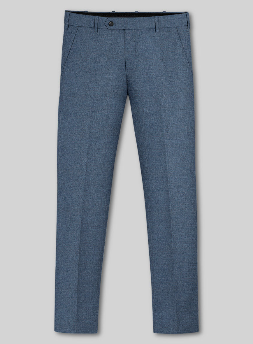 Lanificio Zegna Trofeo Prussian Blue Wool Suit - StudioSuits
