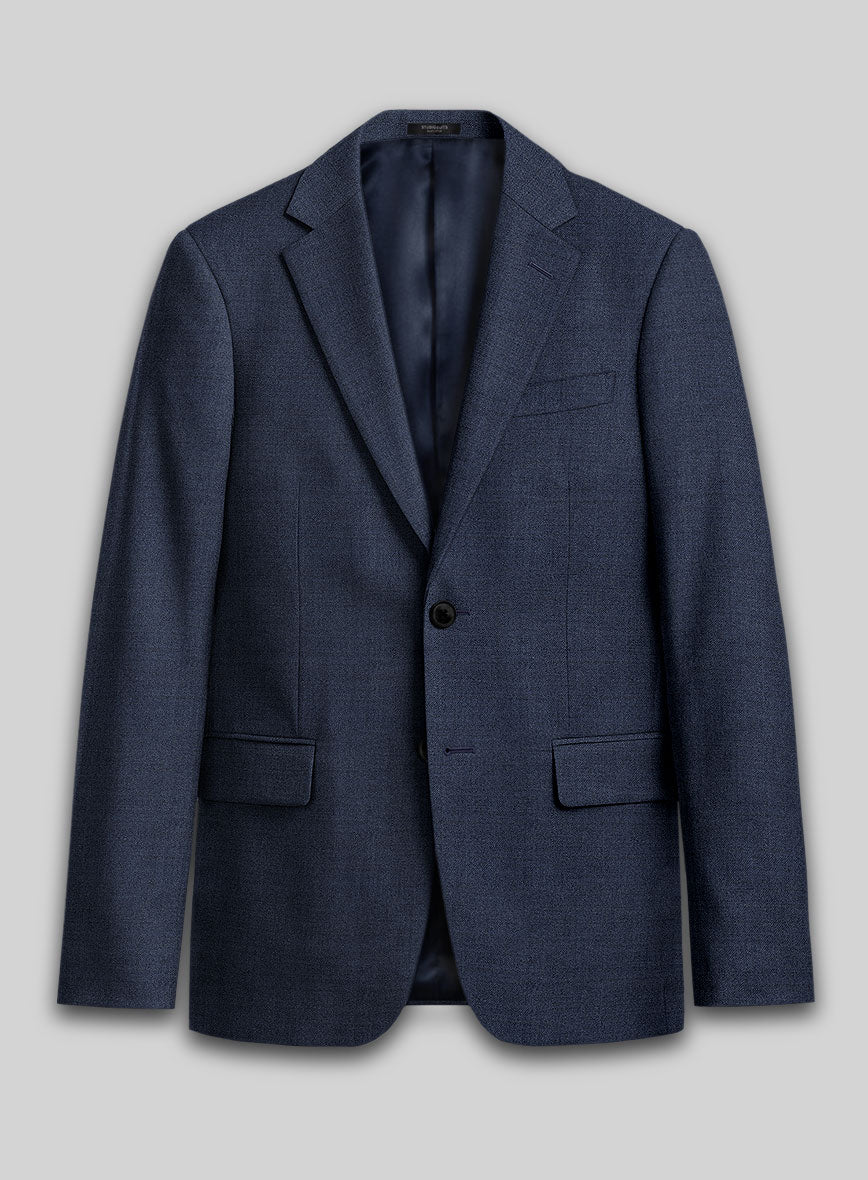 Lanificio Zegna Trofeo Rich Blue Wool Suit - StudioSuits