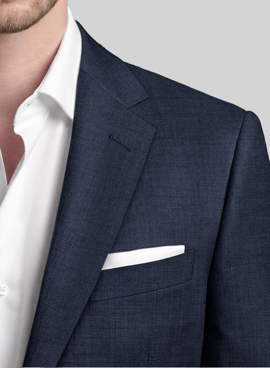 Lanificio Zegna Trofeo Rich Blue Wool Suit - StudioSuits