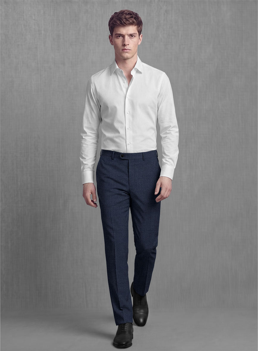 Lanificio Zegna Trofeo Rich Blue Wool Suit - StudioSuits