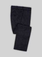 Lanificio Zegna Loop Adana Blue Stripe Wool Pants - StudioSuits