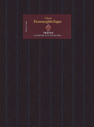 Lanificio Zegna Trofeo Dexi Dark Maroon Stripe Wool Jacket - StudioSuits