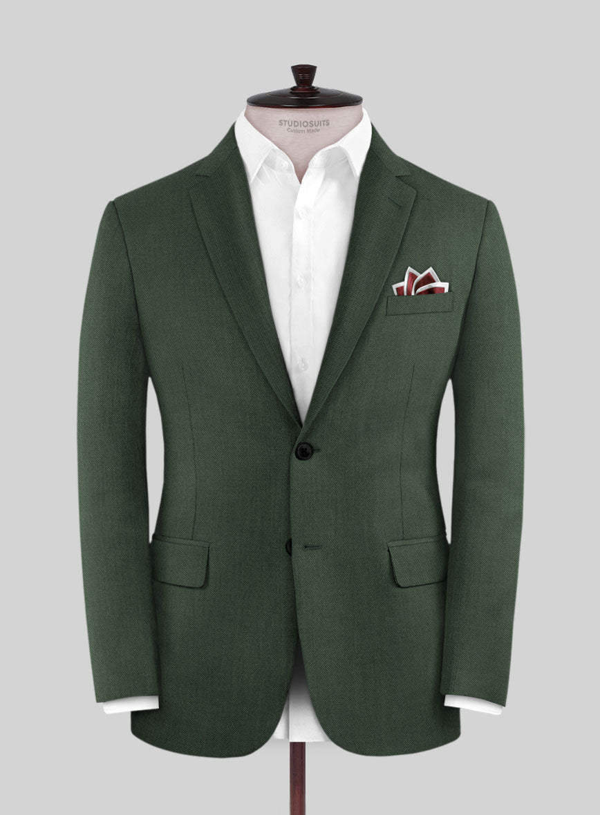 Lanificio Zegna Traveller Green Wool Suit – StudioSuits