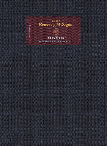 Lanificio Zegna Traveller Mence Blue Checks Wool Jacket - StudioSuits