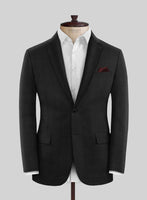 Lanificio Zegna Traveller Sarcos Black Checks Wool Jacket - StudioSuits