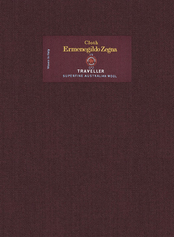 Lanificio Zegna Traveller Wine Wool Jacket - StudioSuits