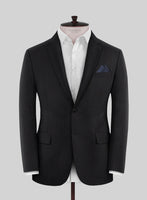 Lanificio Zegna Traveller Naquez Black Stripe Wool Jacket - StudioSuits