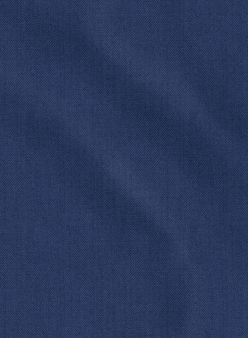 Lanificio Zegna Trofeo Cobalt Blue Wool Suit - StudioSuits
