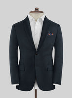 Lanificio Zegna Trofeo Dexi Dark Blue Stripe Wool Suit - StudioSuits