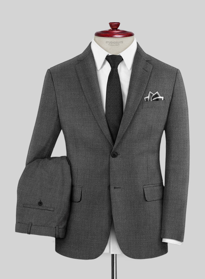 Lanificio Zegna Trofeo Dune Gray Wool Suit - StudioSuits