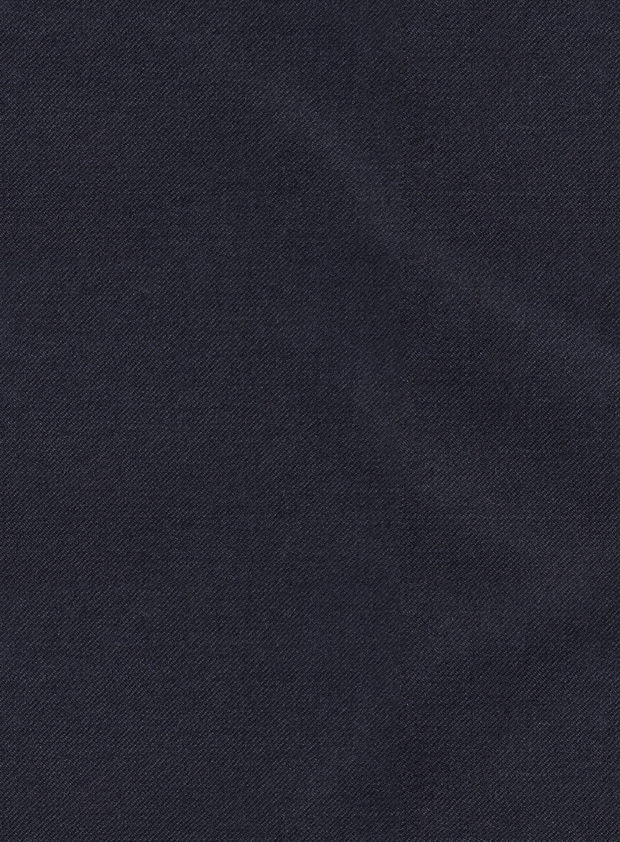 Lanificio Zegna Trofeo Ebony Blue Wool Jacket - StudioSuits