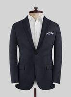 Lanificio Zegna Trofeo Ebony Blue Wool Suit - StudioSuits