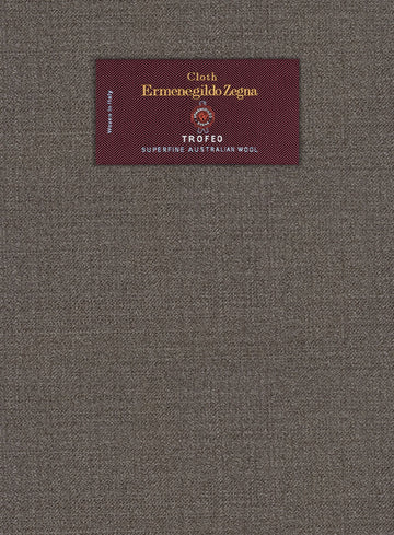 Lanificio Zegna Trofeo Intense Brown Wool Jacket - StudioSuits