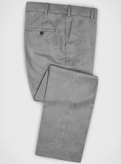 Lanificio Zegna Trofeo Mid Gray Wool Pants - StudioSuits