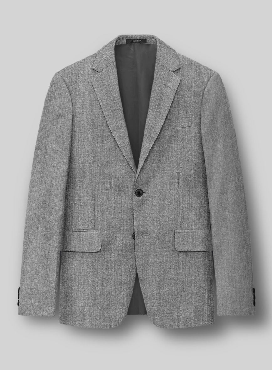 Lanificio Zegna Trofeo Mid Gray Wool Suit - StudioSuits
