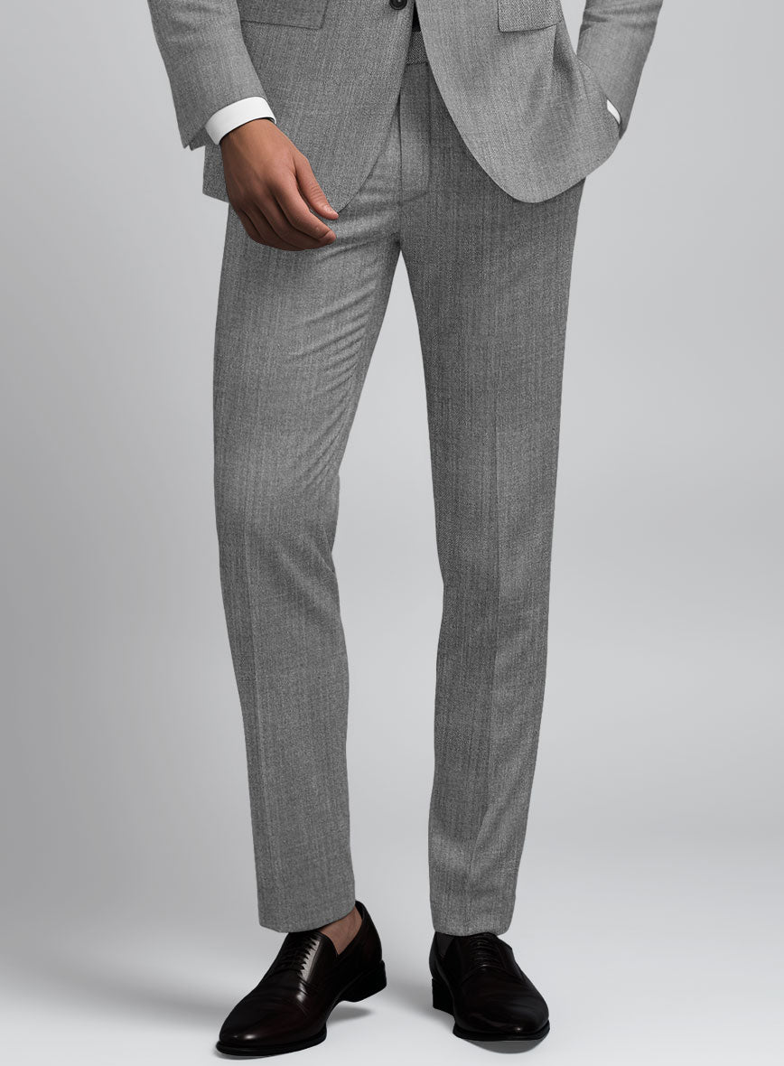 Lanificio Zegna Trofeo Mid Gray Wool Suit – StudioSuits