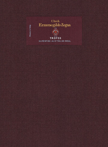 Lanificio Zegna Trofeo Wine Wool Jacket - StudioSuits