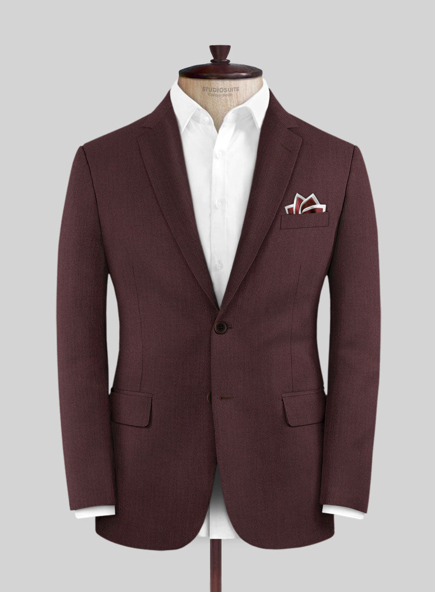 Lanificio Zegna Trofeo Wine Wool Suit – StudioSuits Lanificio Zegna Trofeo Wine Wool Suit – StudioSuits