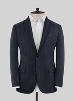 Lanificio Zegna Traveller Tirno Blue Checks Wool Suit - StudioSuits