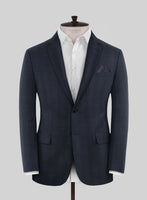 Lanificio Zegna Traveller Tirno Blue Checks Wool Suit - StudioSuits