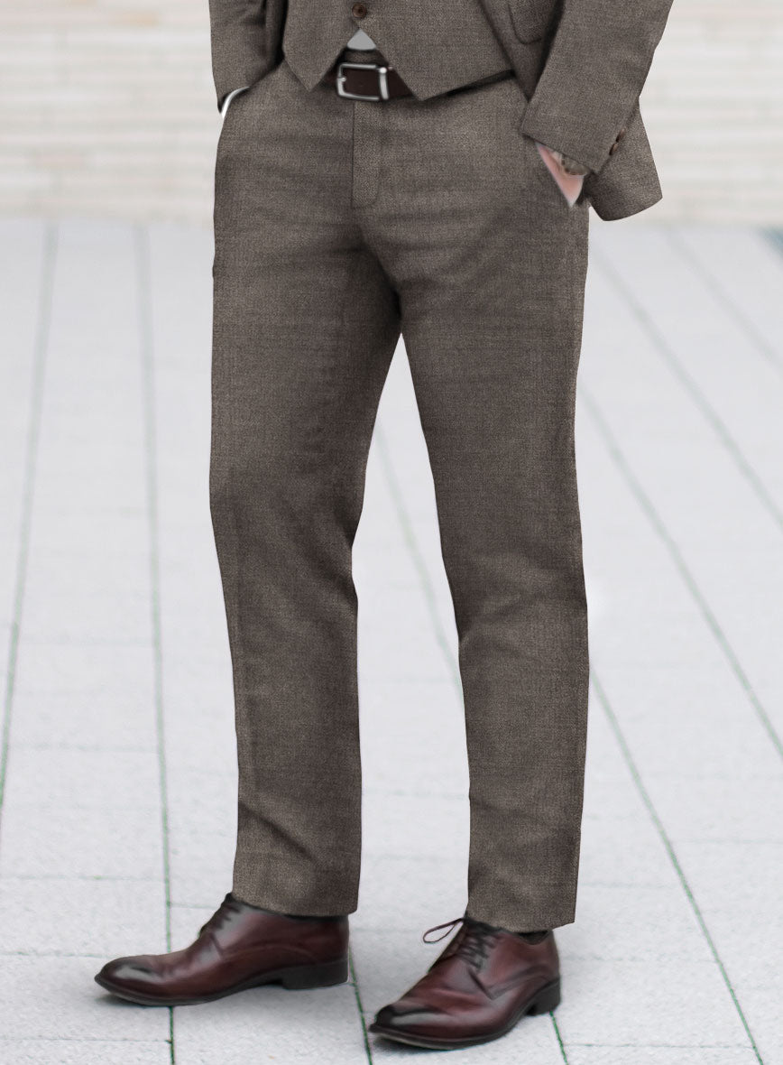 Lanificio Zegna Trofeo Intense Brown Wool Suit - StudioSuits