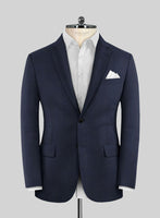 Lanificio Zegna Traveller Adiel Blue Stripe Wool Suit - StudioSuits