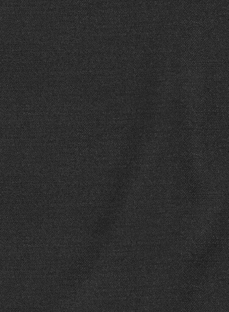 Lanificio Zegna Trofeo Dark Charcoal Wool Suit - StudioSuits