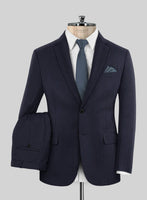 Lanificio Zegna Traveller Naquez Blue Stripe Wool Suit - StudioSuits