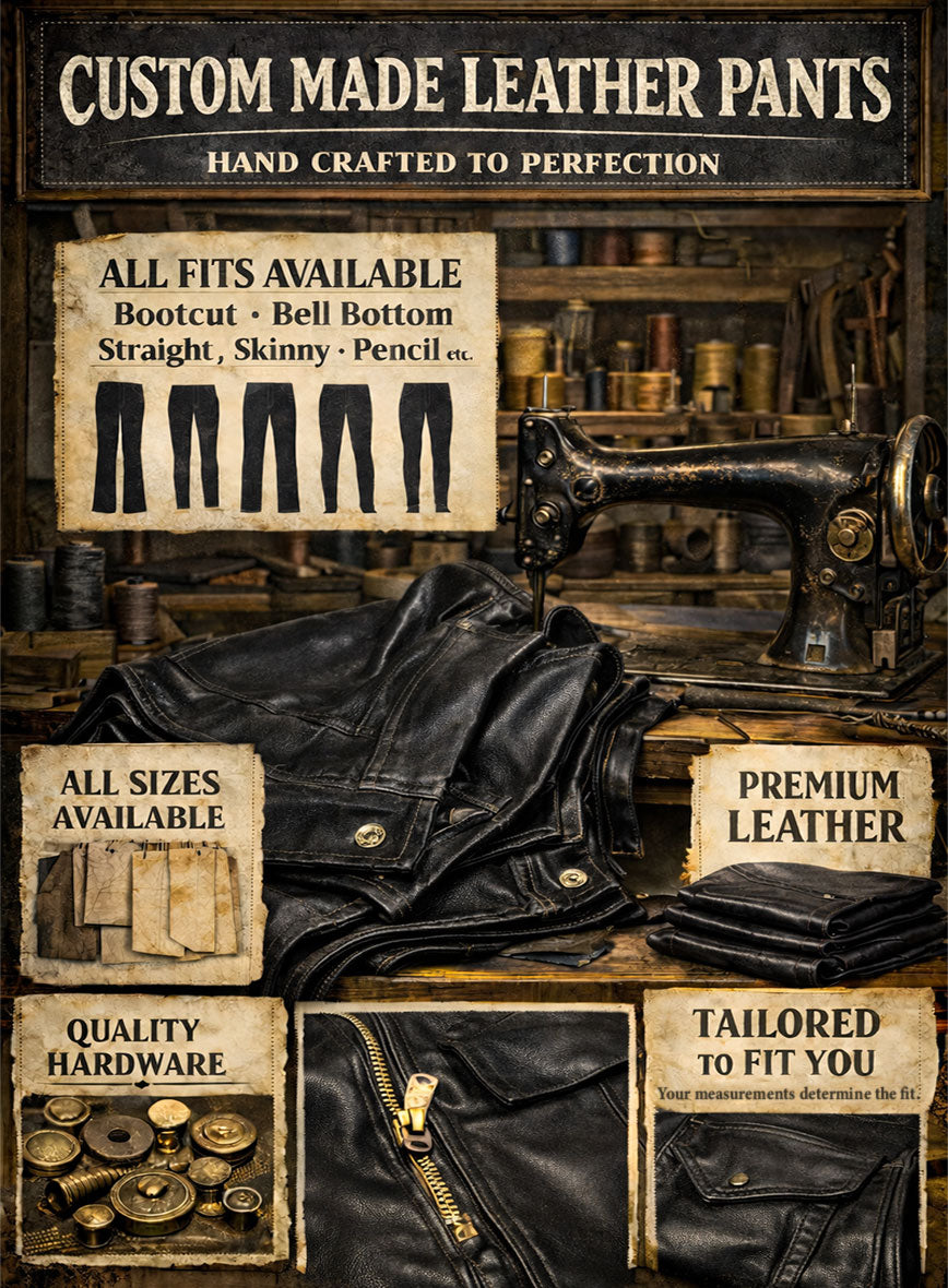 Bold Knight Python Leather Pants - StudioSuits