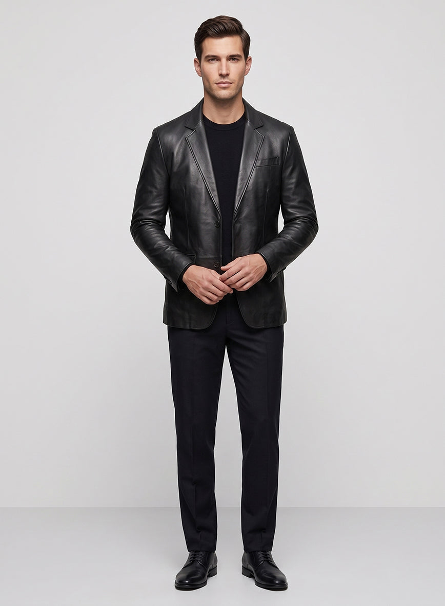 Leather Blazer - StudioSuits