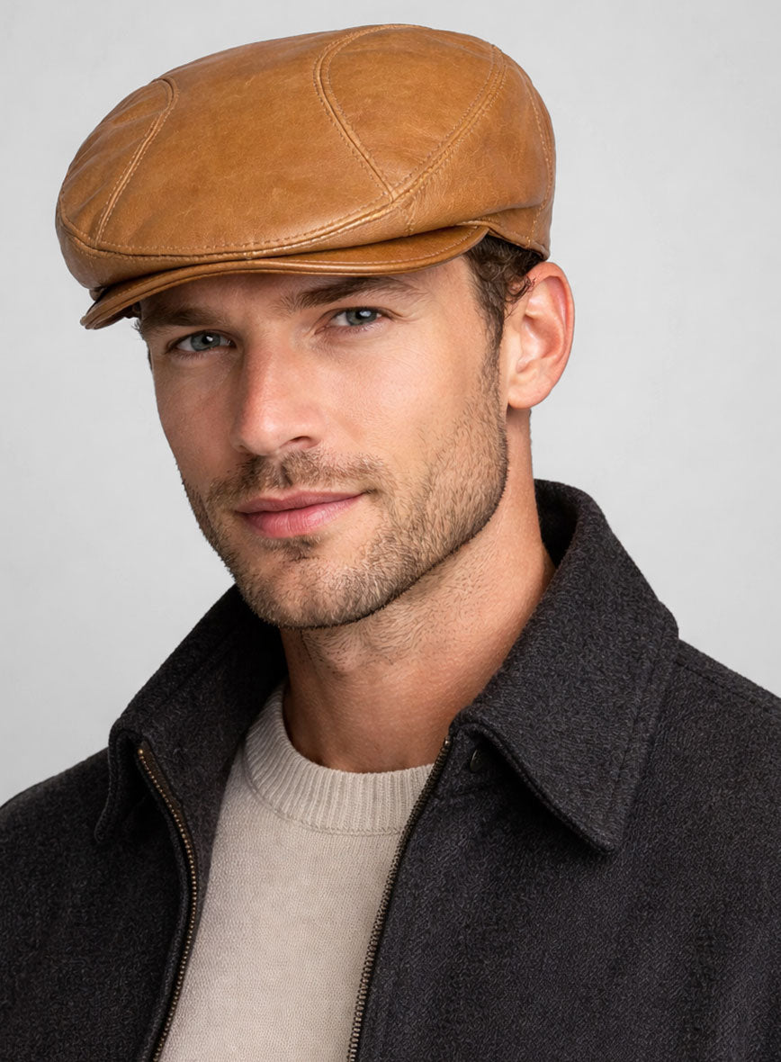 Leather Cap - StudioSuits