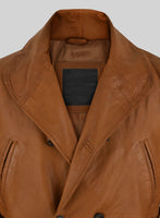 Legends Leather Trench Coat - StudioSuits
