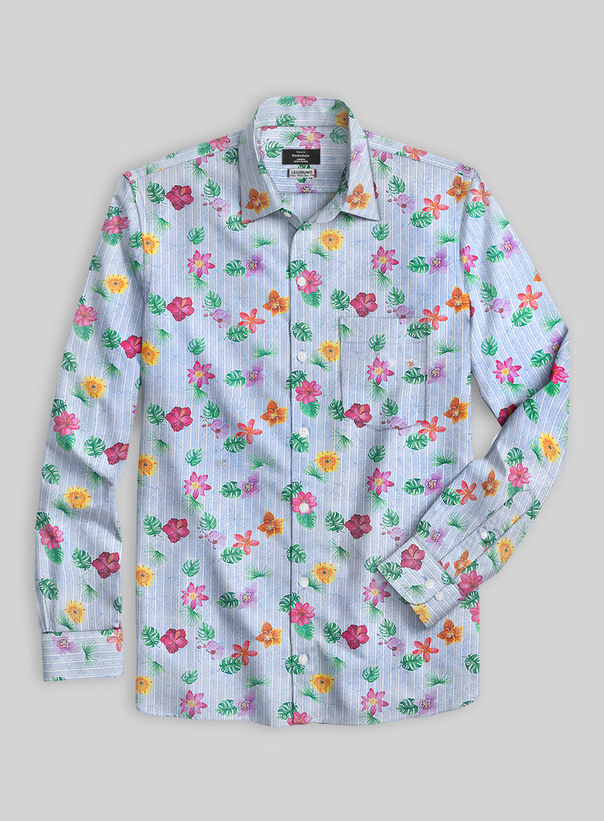 Leggiuno Cotton Jena Shirt - StudioSuits