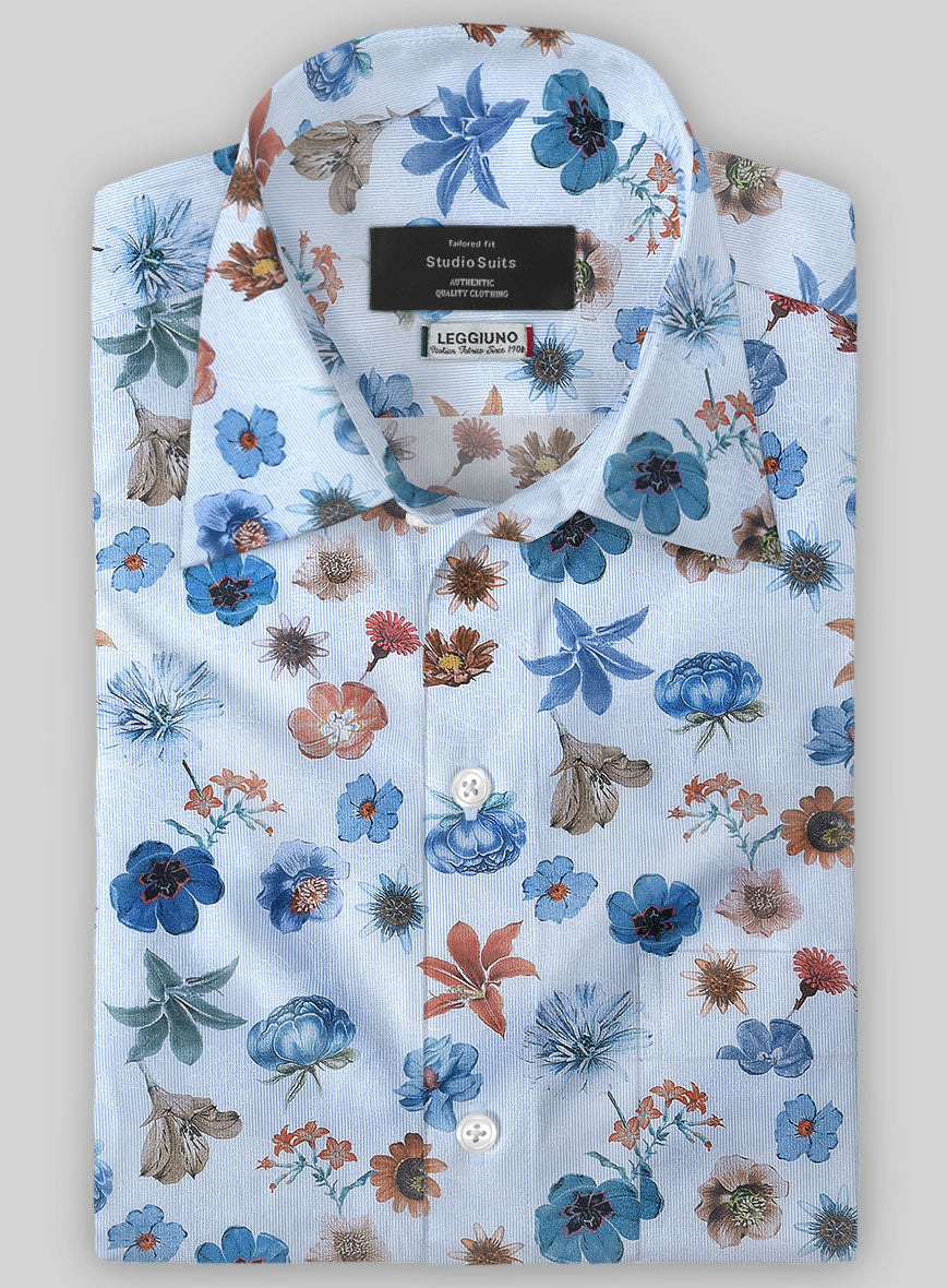 Leggiuno Cotton Carto Shirt - StudioSuits