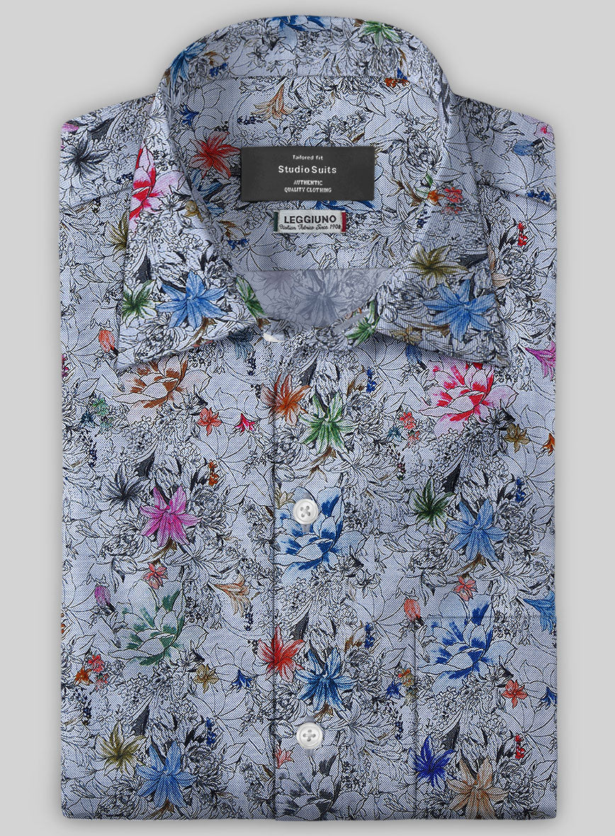 Leggiuno Cotton Obiusi Shirt - StudioSuits