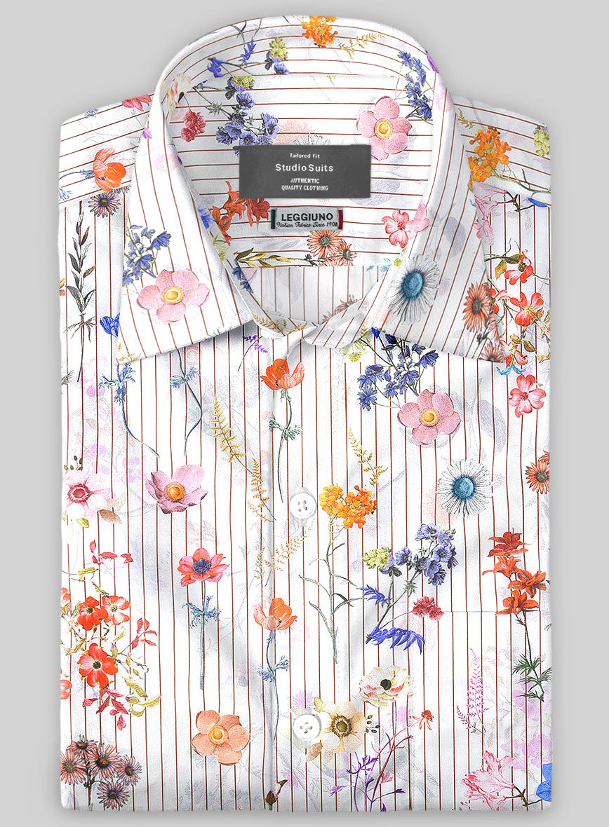 Leggiuno Cotton Quil Shirt - StudioSuits