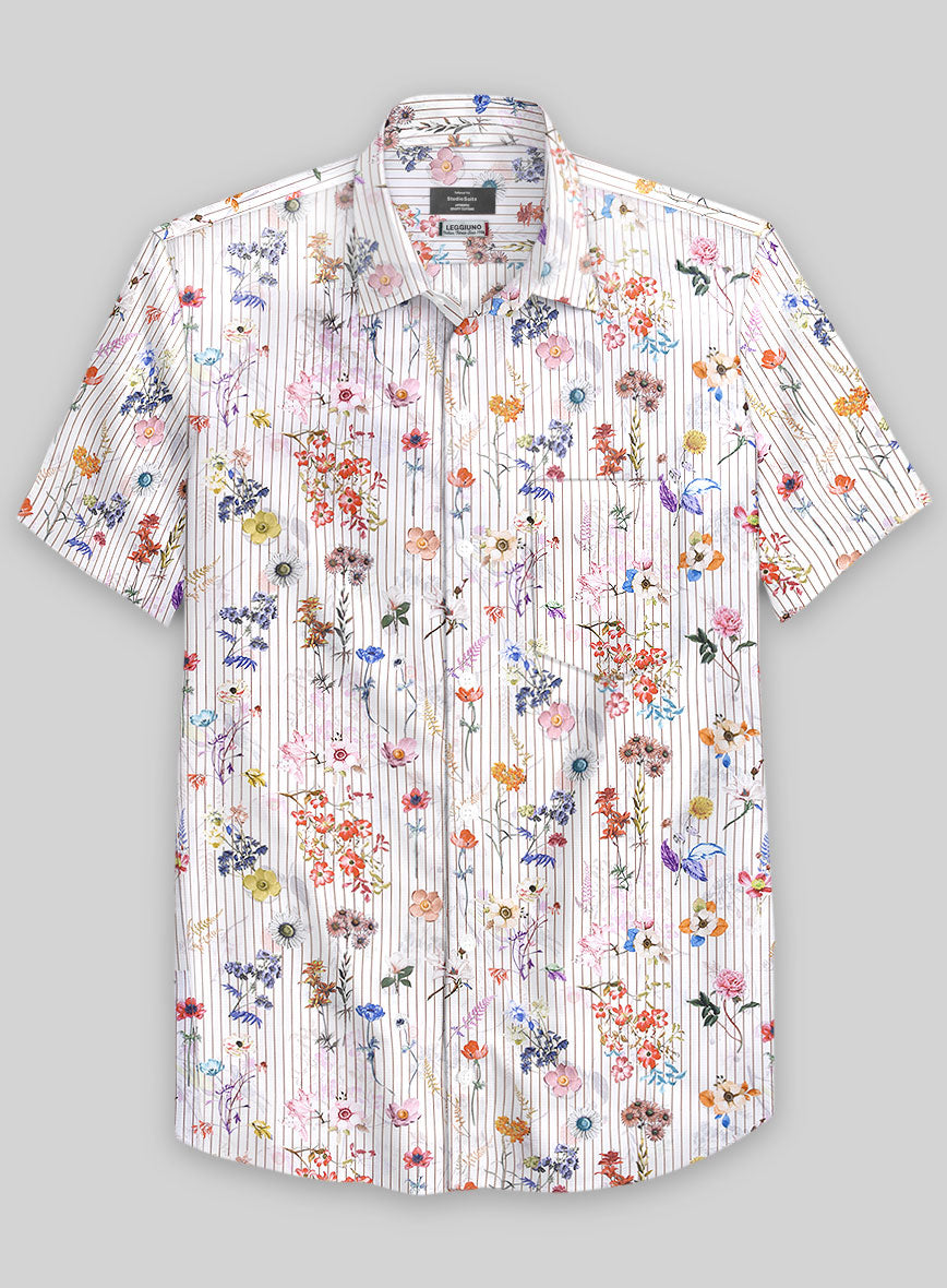Leggiuno Cotton Quil Shirt - StudioSuits