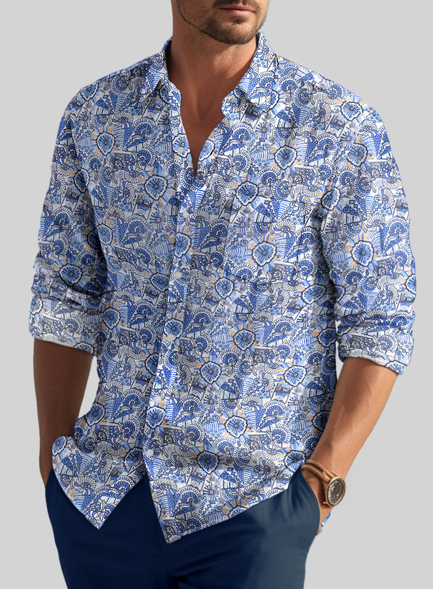 Leggiuno Linen Libo Shirt - StudioSuits
