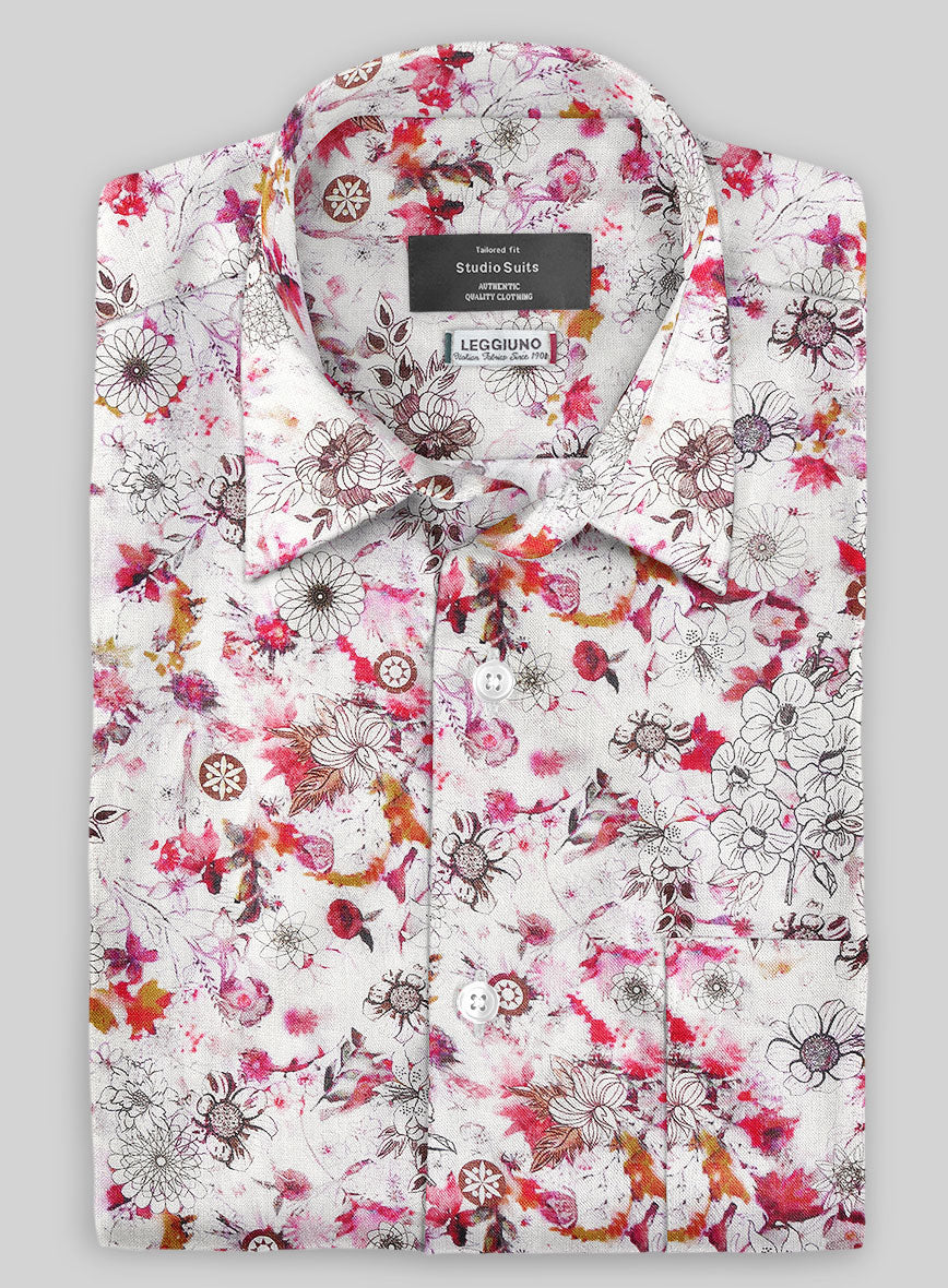 Leggiuno Linen Nara Shirt - StudioSuits