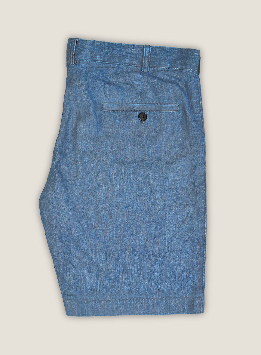 Light Weight Light Blue Shorts - StudioSuits