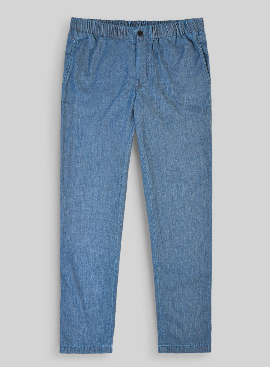 Easy Pants Light Weight Light Blue - StudioSuits
