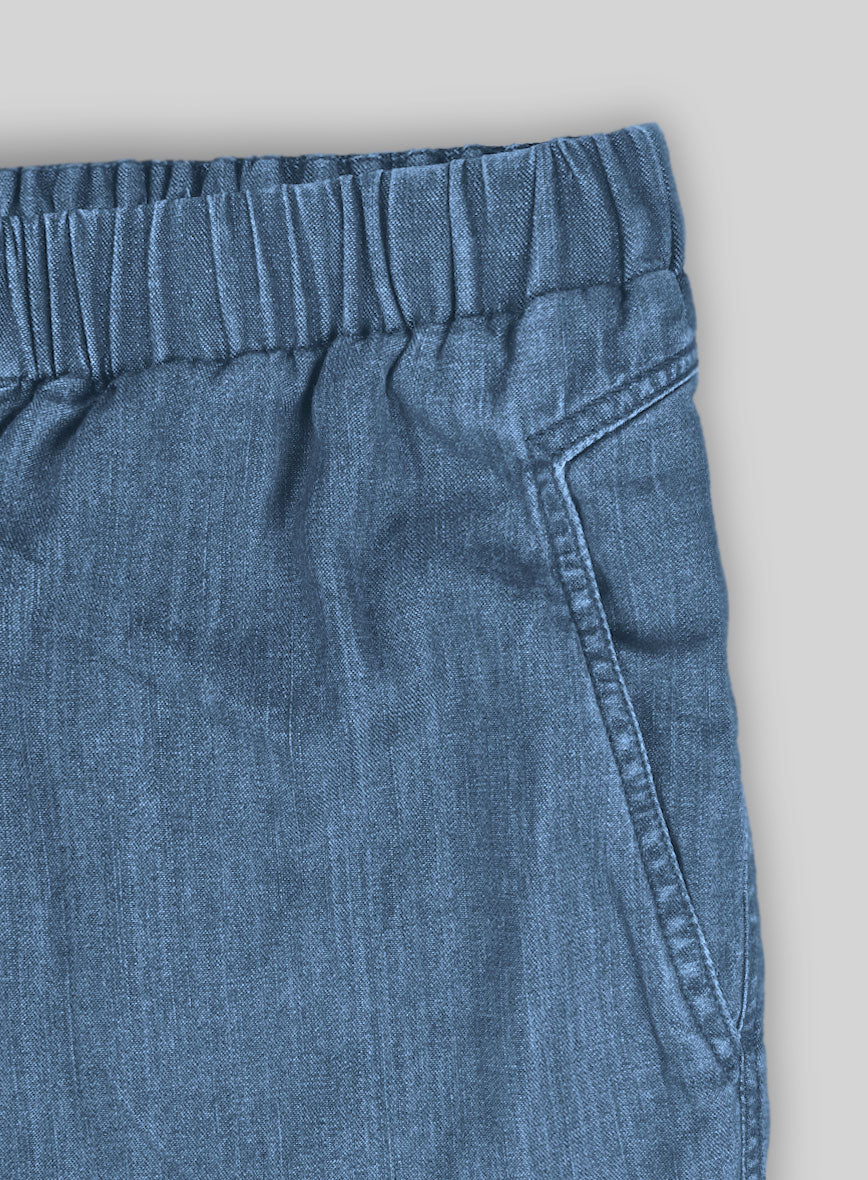Easy Pants Light Weight Light Blue - StudioSuits