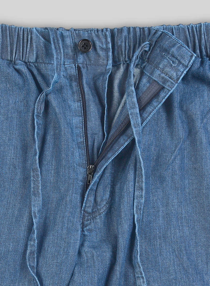 Easy Pants Light Weight Light Blue - StudioSuits