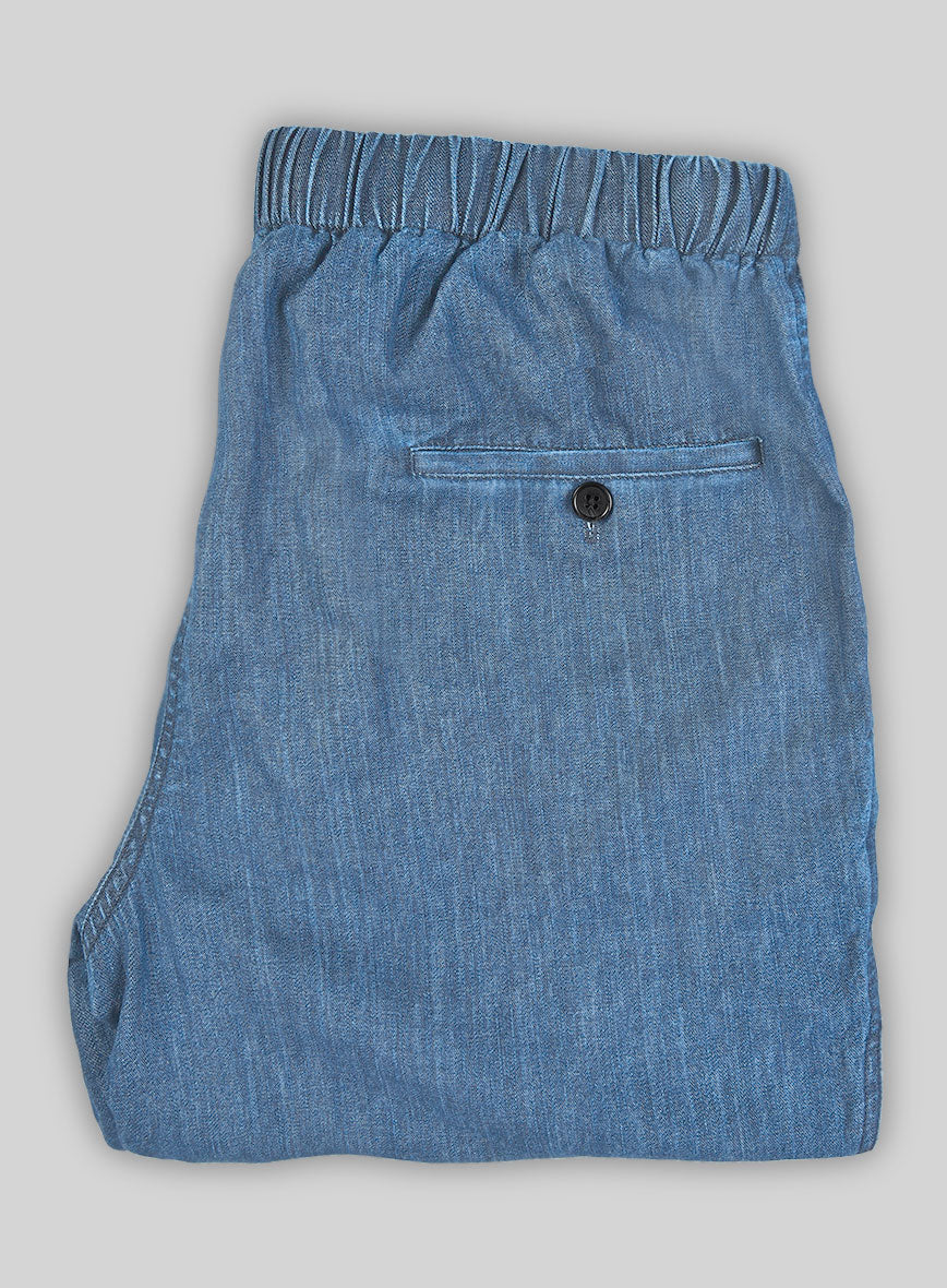 Easy Pants Light Weight Light Blue - StudioSuits