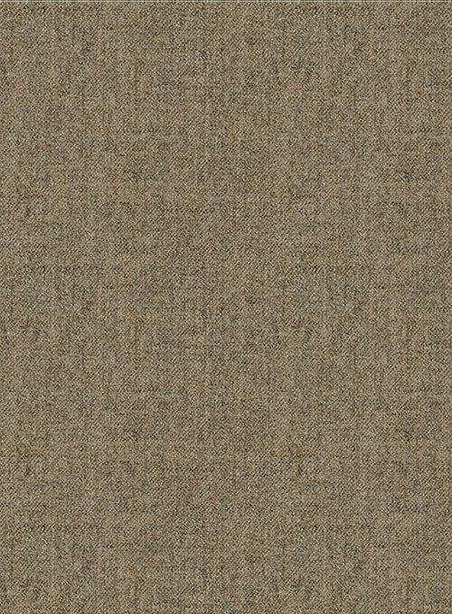 Naples Melange Brown Highland Tweed Trousers - StudioSuits