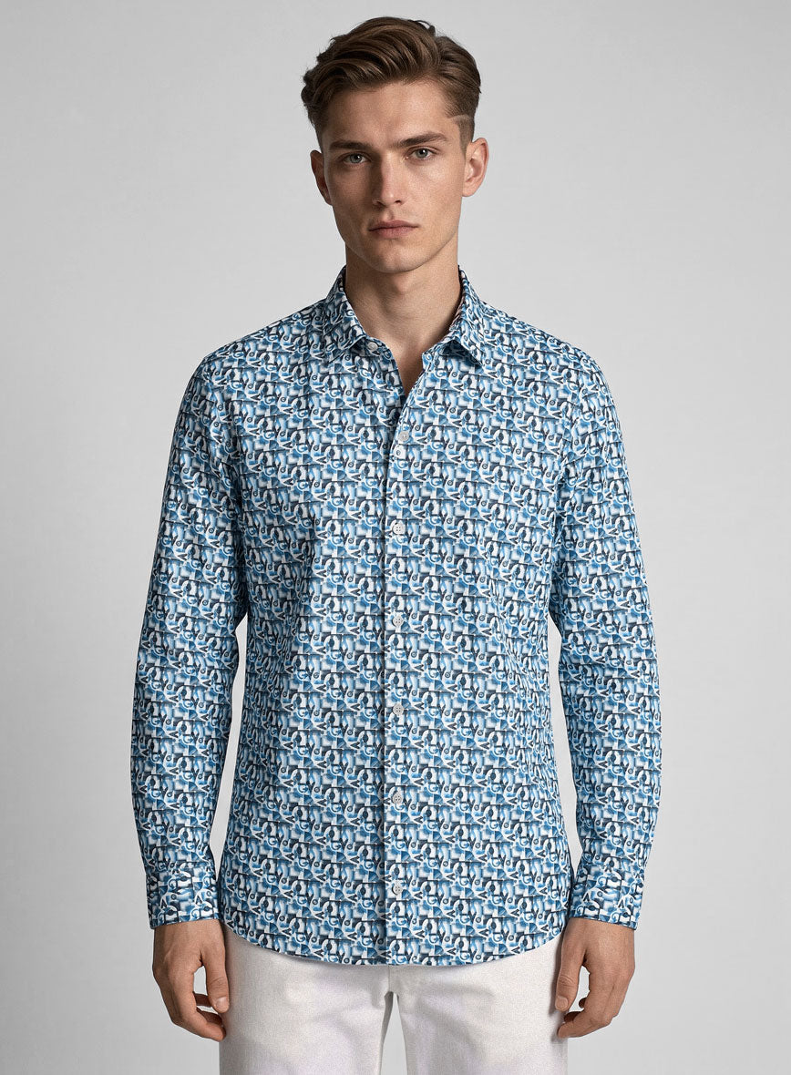 Liberty Amnesa Cotton Shirt - StudioSuits