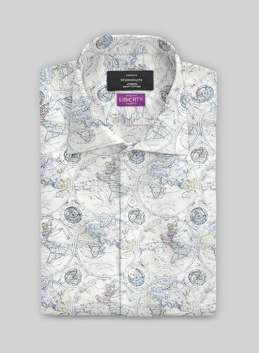 Liberty Atlas Linen Shirt - StudioSuits