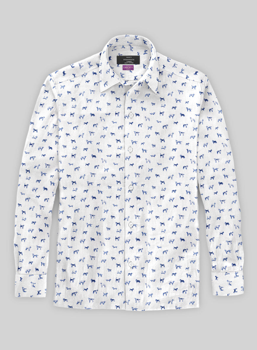 Liberty Hound Linen Shirt - StudioSuits